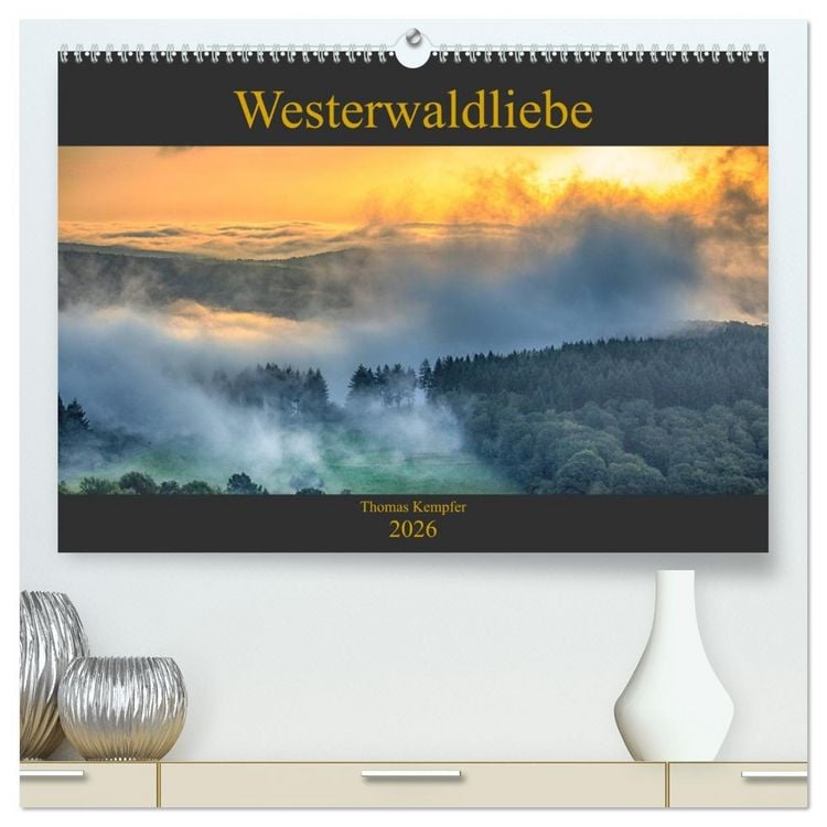 Produktbild: Westerwaldliebe (hochwertiger Premium Wandkalender 2026 DIN A2 quer), Kunstdruck in Hochglanz