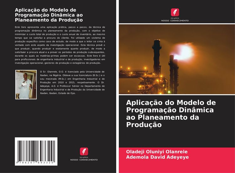 Produktbild: Aplica&ccedil;&atilde;o do Modelo de Programa&ccedil;&atilde;o Din&acirc;mica ao Planeamento da Produ&ccedil;&atilde;o