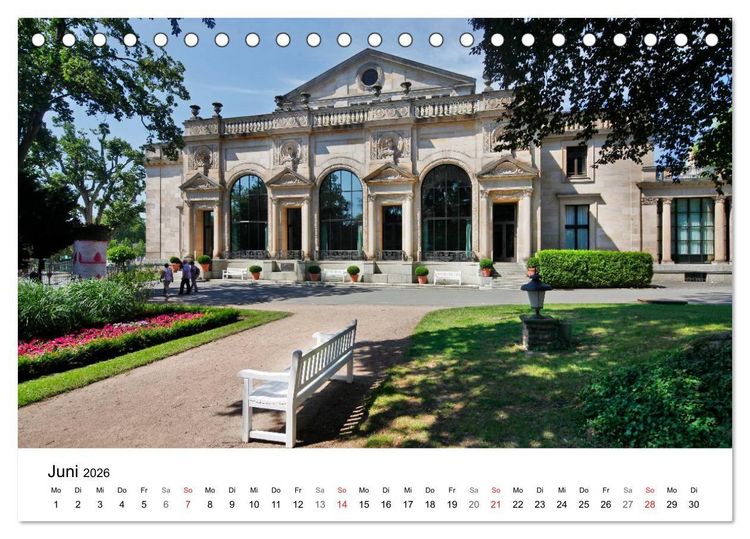 Produktbild: Highlights von Wiesbaden (Tischkalender 2026 DIN A5 quer), CALVENDO Monatskalender