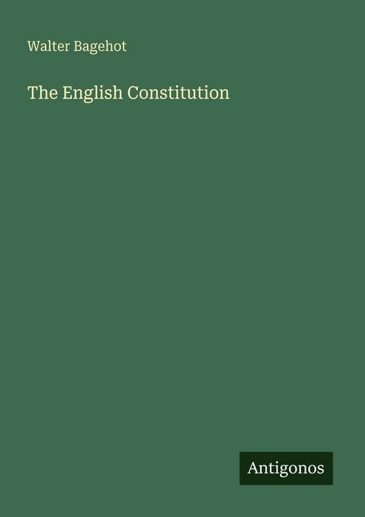 Produktbild: The English Constitution