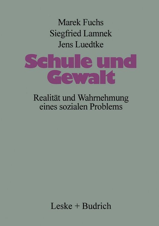Produktbild: Schule und Gewalt