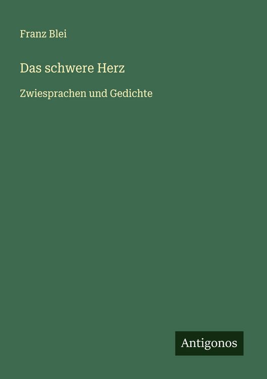 Produktbild: Das schwere Herz