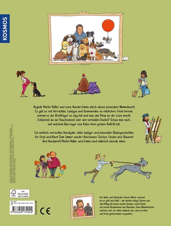 Produktbild: Martin R&uuml;tters Hundewimmelbuch