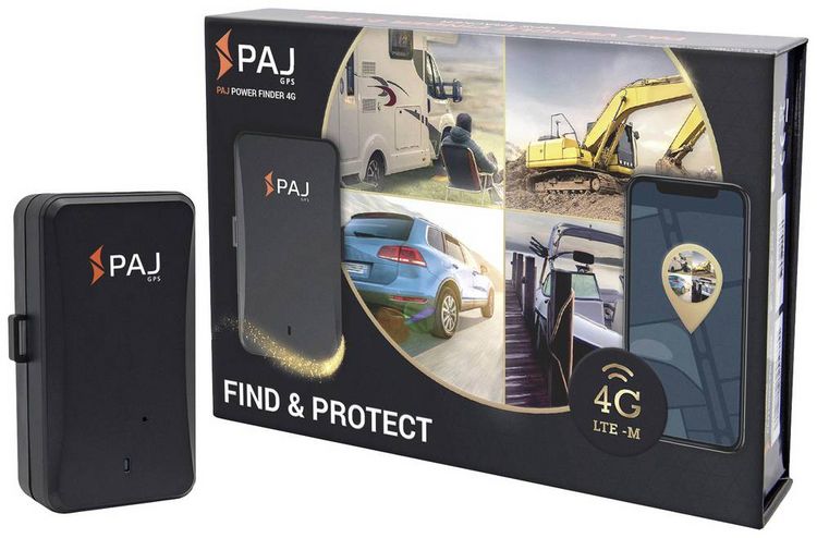 Produktbild: PAJ GPS POWER FINDER 4G GPS Tracker Fahrzeugtracker Schwarz 1St.