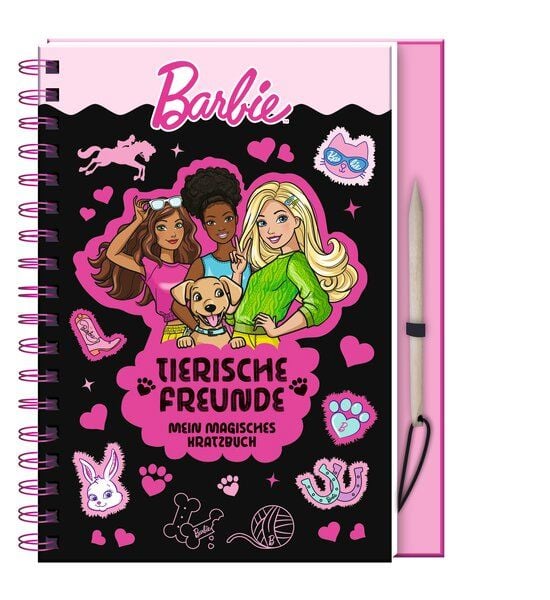 Produktbild: Mein magisches Kratzbuch: Barbie - Tierische Freunde