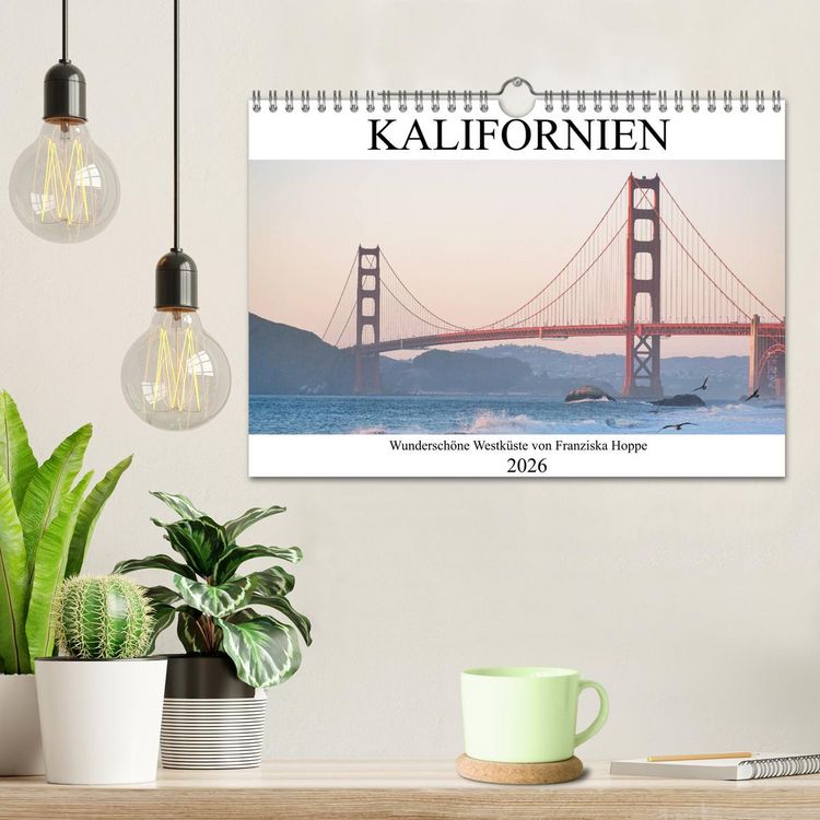 Produktbild: Kalifornien - wundersch&ouml;ne Westk&uuml;ste (Wandkalender 2026 DIN A4 quer), CALVENDO Monatskalender