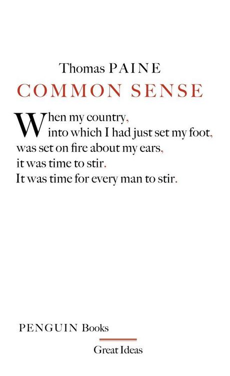 Produktbild: Paine, T: Common Sense