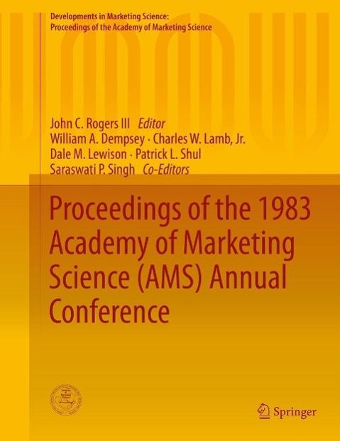 Produktbild: Proceedings of the 1983 Academy of Marketing Science (AMS) Annual Conference