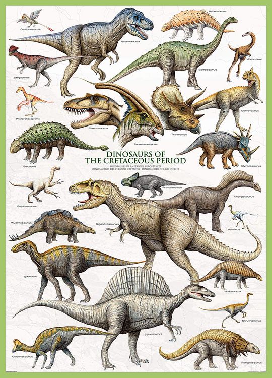 Produktbild: Dinosaurier der Kreidezeit (Puzzle)