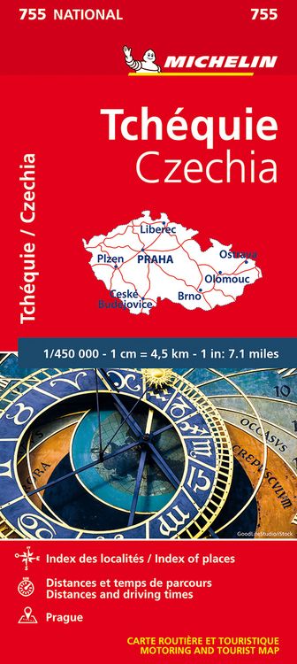 Bild vom Artikel Czechia - Michelin National Map 755 vom Autor Michelin