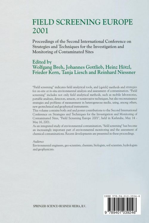 Produktbild: Field Screening Europe 2001