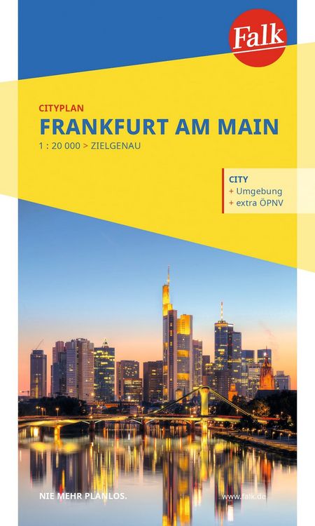 Produktbild: Falk Cityplan Frankfurt 1:20.000