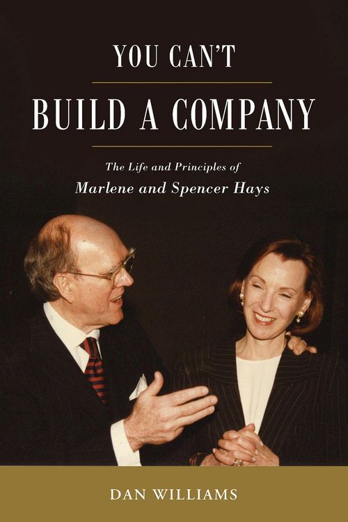 Produktbild: You Can't Build a Company