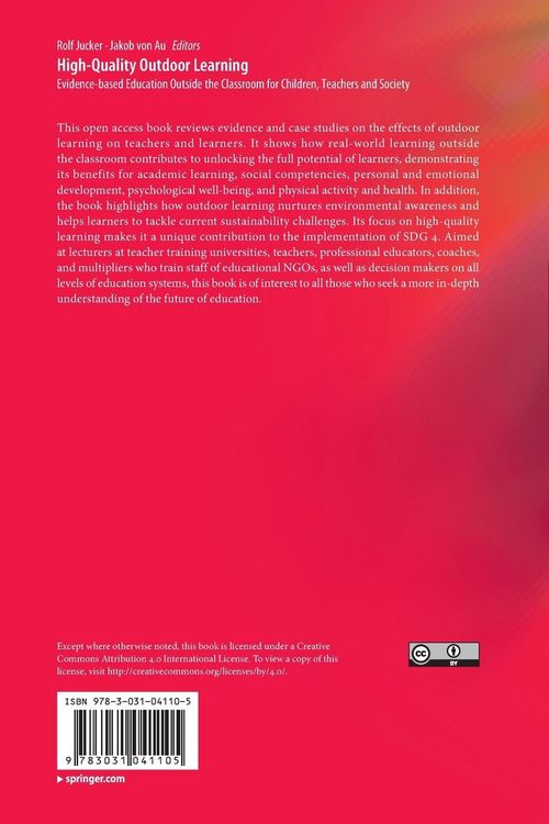 Produktbild: High-Quality Outdoor Learning