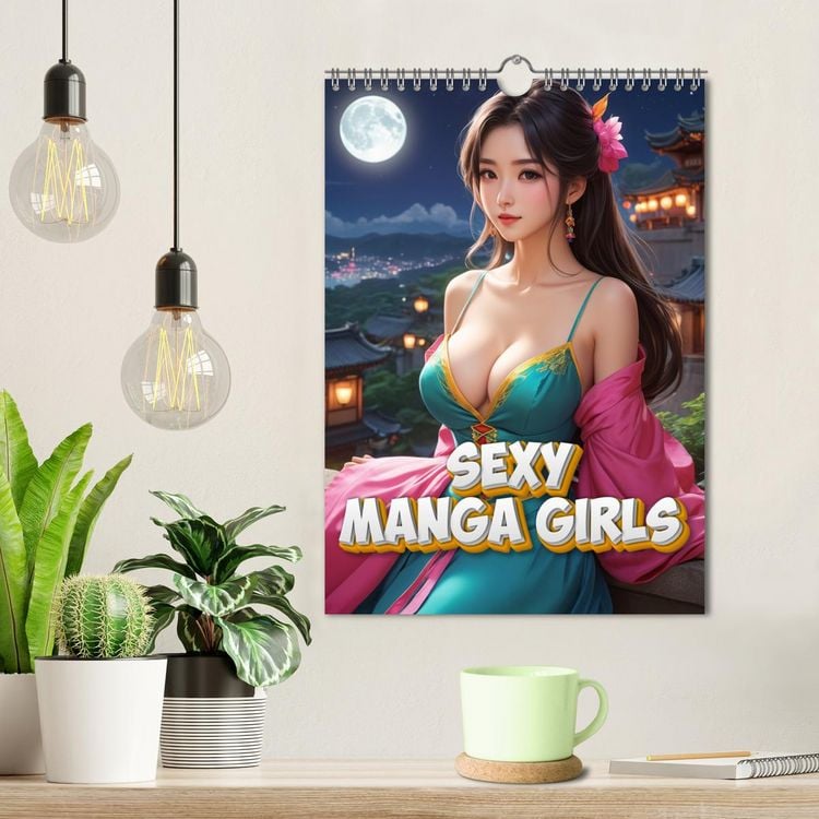 Produktbild: Sexy Manga Girls (Wandkalender 2026 DIN A4 hoch), CALVENDO Monatskalender