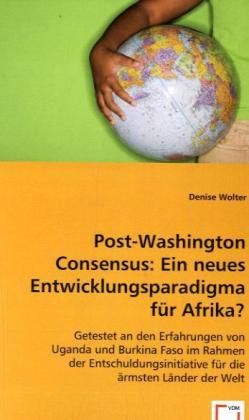 Produktbild: Wolter, D: Post-Washington Consensus: Ein neues Entwicklungs