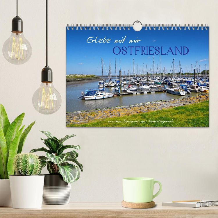 Produktbild: Erlebe mit mir Ostfriesland (Wandkalender 2026 DIN A4 quer), CALVENDO Monatskalender