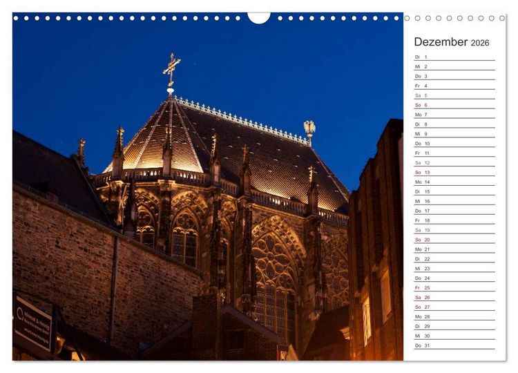 Produktbild: Kaiserstadt Aachen (Wandkalender 2026 DIN A3 quer), CALVENDO Monatskalender