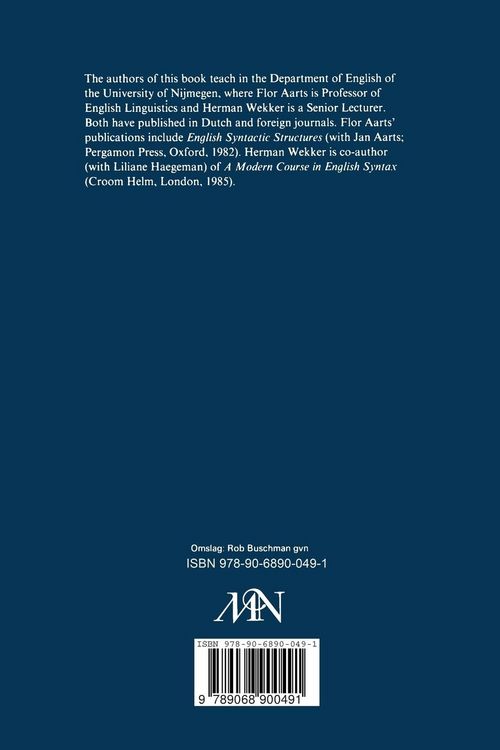 Produktbild: A Contrastive Grammar of English and Dutch / Contrastieve grammatica Engels / Nederlands