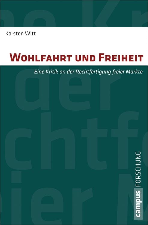 Produktbild: Wohlfahrt und Freiheit