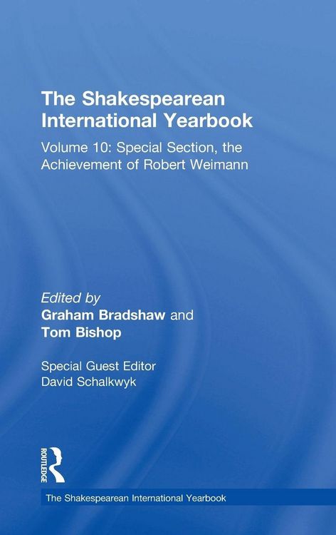 Produktbild: The Shakespearean International Yearbook