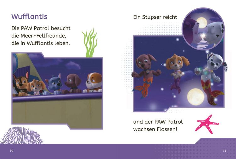 Produktbild: PAW Patrol Erstlesebuch: Aqua Pups: Die Fellfreunde tauchen ab!