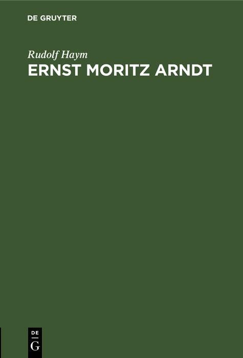 Produktbild: Ernst Moritz Arndt