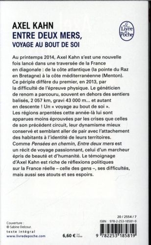 Produktbild: Entre deux mers : voyage au bout de soi