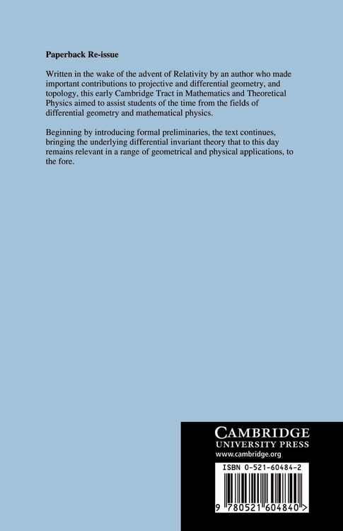 Produktbild: Invariants of Quadratic Differential Forms