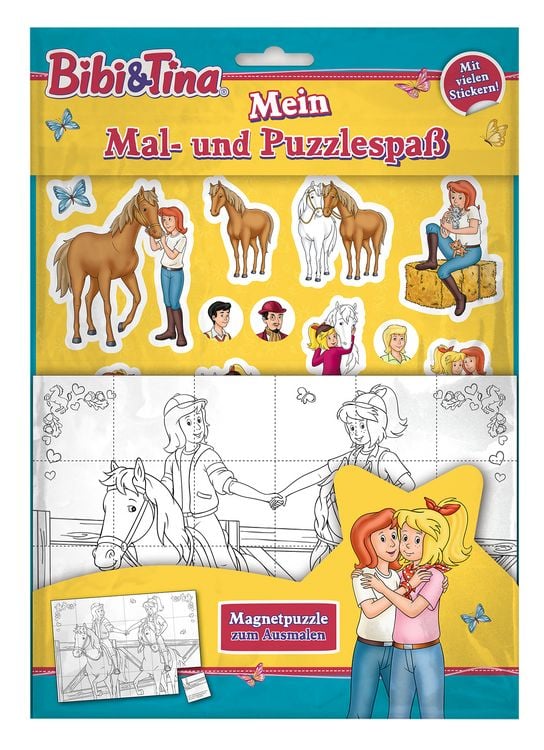 Produktbild: Bibi & Tina: Mein Mal- und Puzzlespa&szlig;