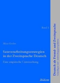 Produktbild: Satzverarbeitungsstrategien in der Zweitsprache Deutsch