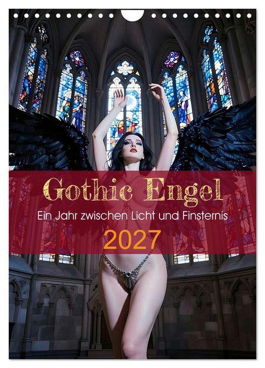 Produktbild: Gothic Engel (Wandkalender 2027 DIN A4 hoch), CALVENDO Monatskalender