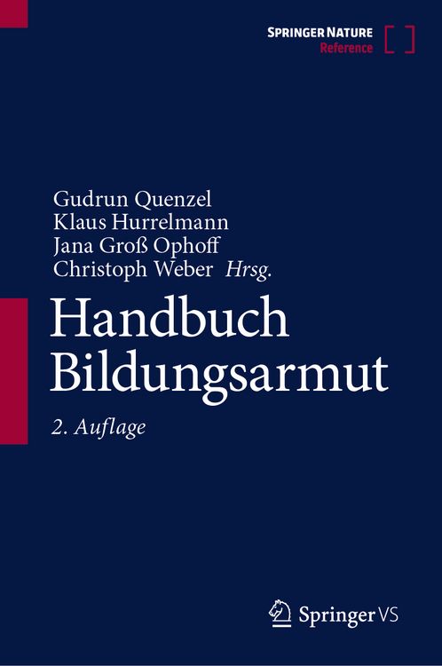 Produktbild: Handbuch Bildungsarmut
