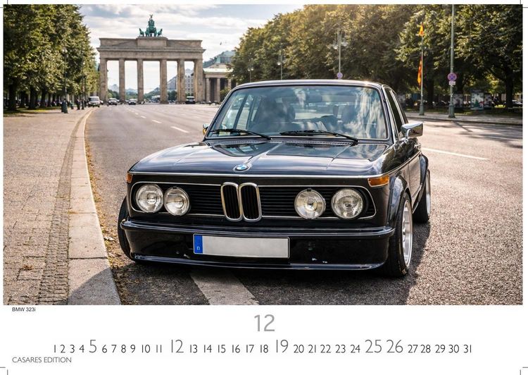 Produktbild: BMW Classic Cars Kalender 2027 &ndash; Wandkalender | Fotokalender Oldtimer 35x50cm BMW Odltimer - Hochwertiger Oldtimer Kalender.