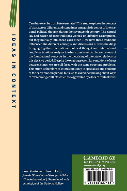Produktbild: Trust in Early Modern International Political Thought, 1598-1713