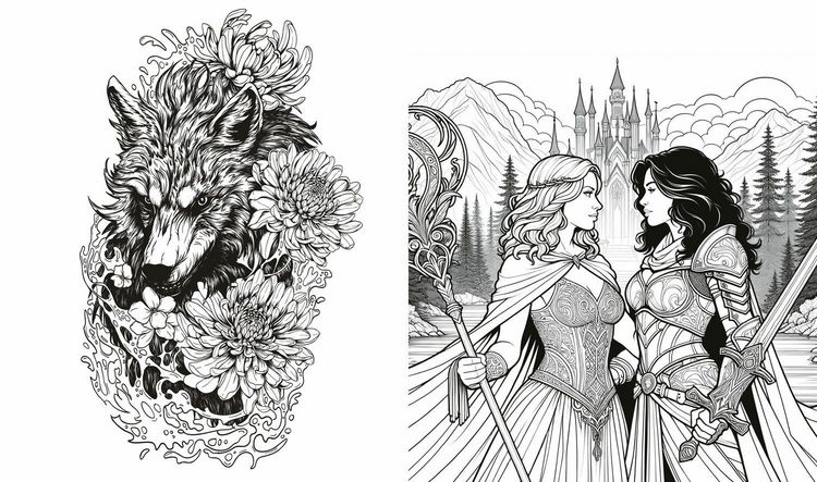 Produktbild: Romantasy Colouring Book