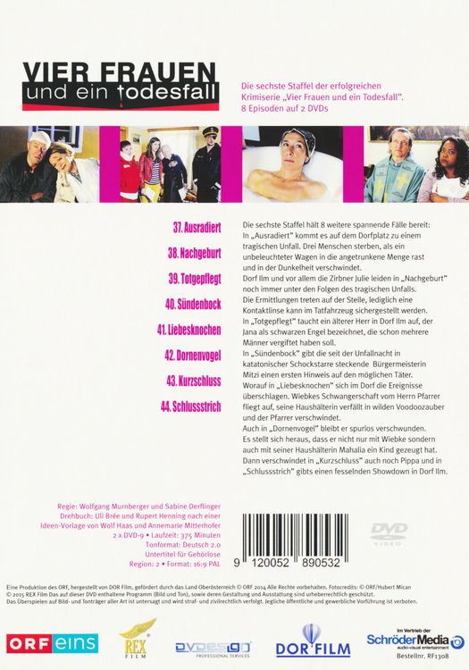 Produktbild: Vier Frauen und ein Todesfall - Staffel 6 [2 DVDs]