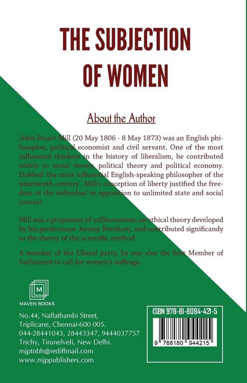Produktbild: The Subjection Of Women