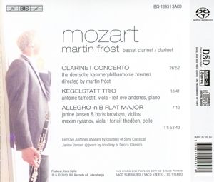 Produktbild: Fr&ouml;st spielt Mozart