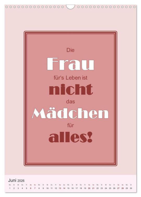 Produktbild: Was Mann &uuml;ber Frau wissen sollte und umgekehrt ... (Wandkalender 2026 DIN A3 hoch), CALVENDO Monatskalender