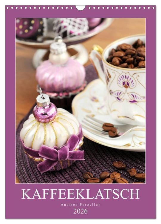 Produktbild: Kaffeeklatsch - Antikes Porzellan (Wandkalender 2026 DIN A3 hoch), CALVENDO Monatskalender