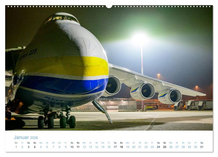 Produktbild: Antonov Airlines, Transportflugzeuge der Superlative (hochwertiger Premium Wandkalender 2026 DIN A2 quer), Kunstdruck in Hochglanz