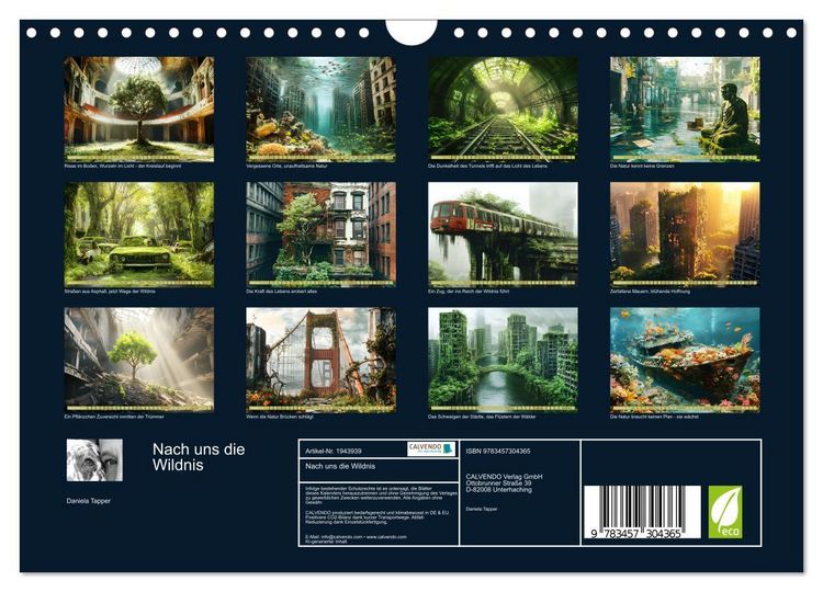 Produktbild: Nach uns die Wildnis (Wandkalender 2026 DIN A4 quer), CALVENDO Monatskalender
