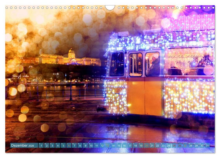 Produktbild: Romantisches Budapest - Ungarns sch&ouml;ne Hauptstadt an der Donau (Wandkalender 2026 DIN A3 quer), CALVENDO Monatskalender