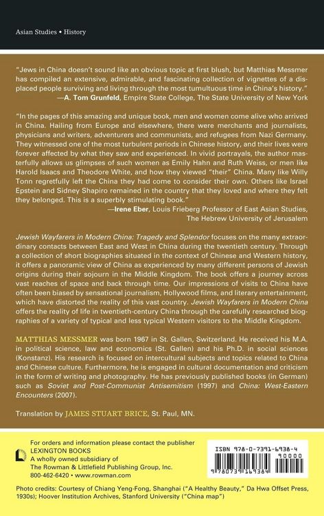 Produktbild: Jewish Wayfarers in Modern China
