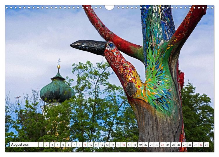 Produktbild: Gl&auml;serne Attraktionen - Glaskunst im Bayerischen Wald (Wandkalender 2026 DIN A3 quer), CALVENDO Monatskalender