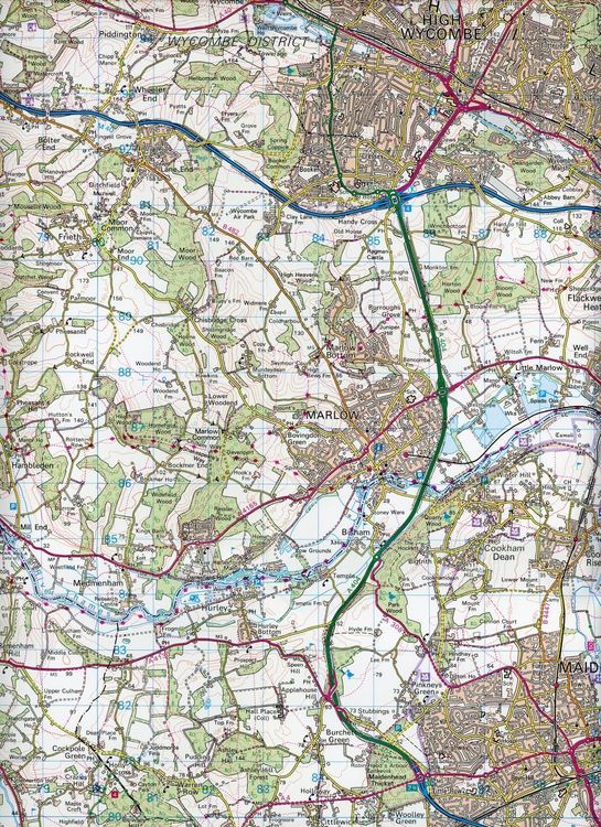 Produktbild: Leisure Map WK 17 The Chilterns