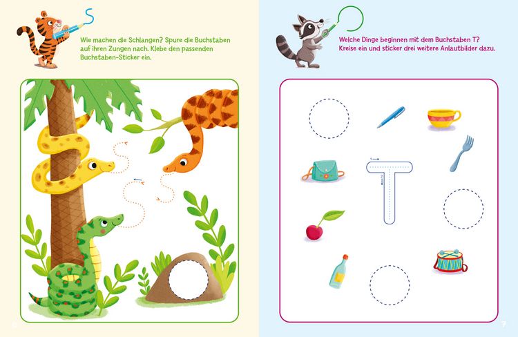 Produktbild: Sticker-R&auml;tsel f&uuml;r Kindergarten-Kids. Erste Buchstaben