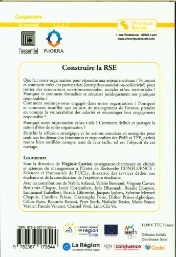Produktbild: Construire la RSE : perspectives th&eacute;oriques et pratiques innovantes