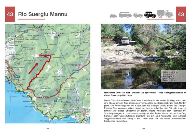 Produktbild: Trackbook Sardinien 4. Auflage